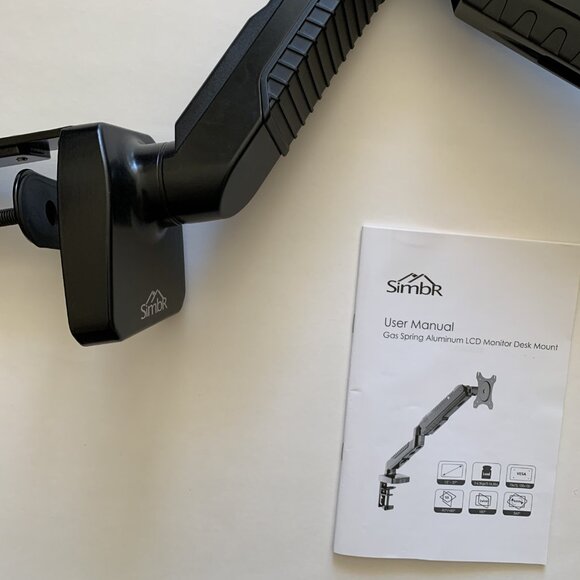 SIMBR Monitor Arm Desk Mount Stand for 15"- 27" LCD Screen 6kg/13lbs Max Weight - Picture 6 of 8